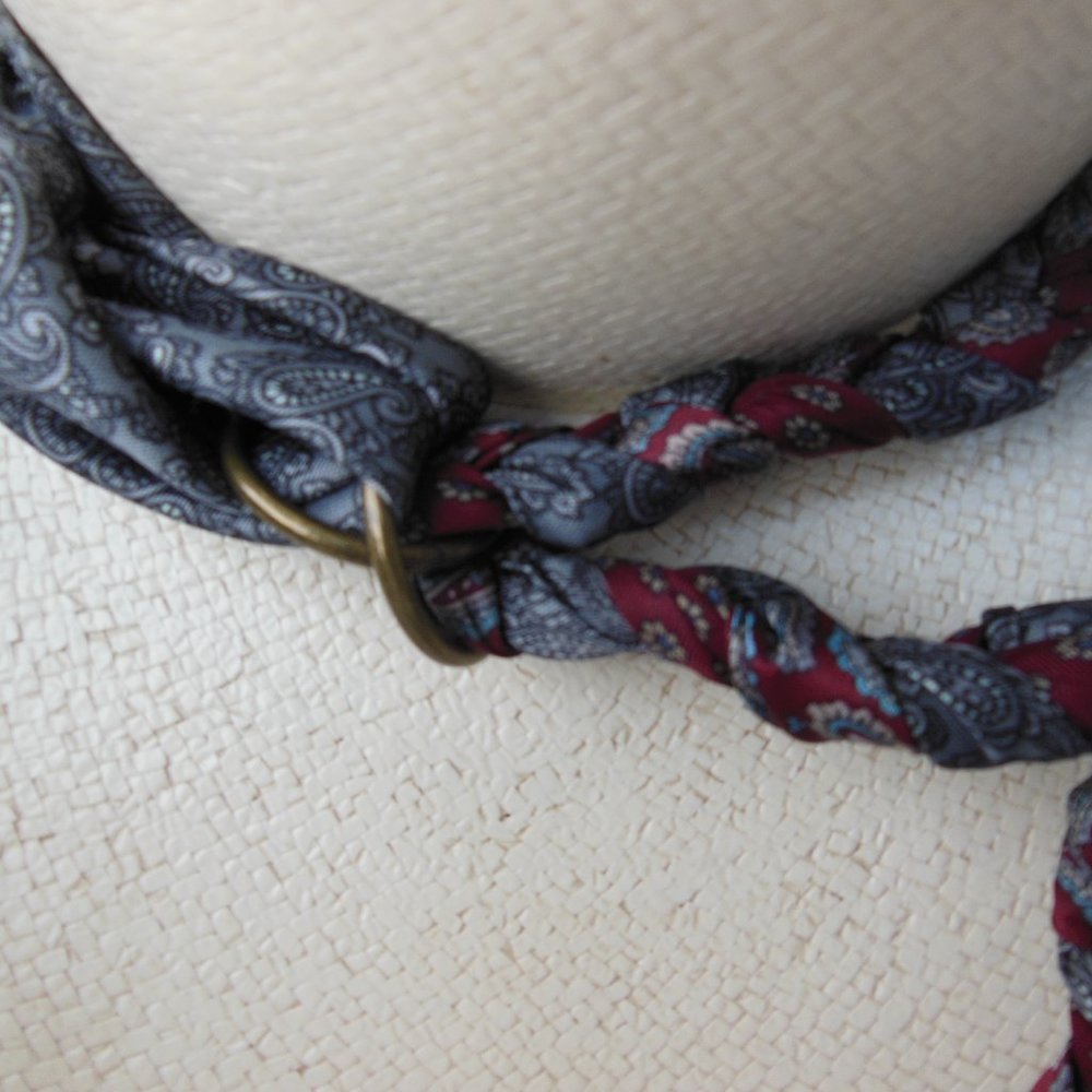 Western Hatband braided hatband handcrafted by me Bold  Unique one of a kind USA